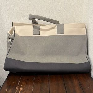 Rothy’s The Weekender Travel Bag in Sand Stone